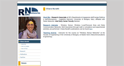 Desktop Screenshot of chiaraburatti.org